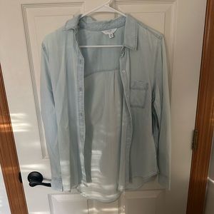 Chambray button up shirt